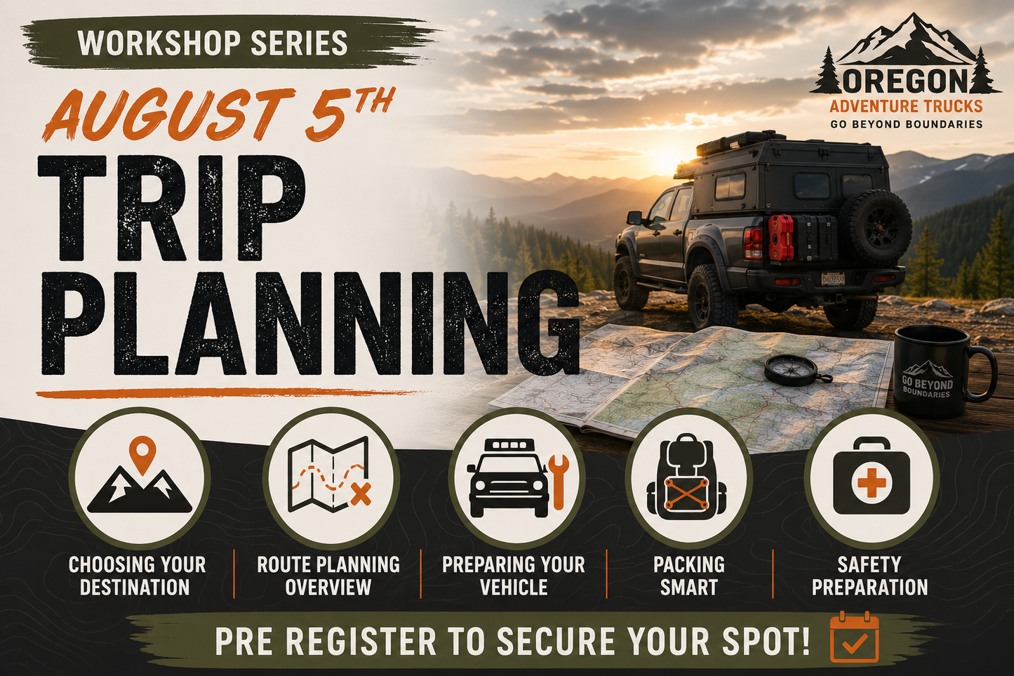 Trip Planning Workshop - August 5, 2026