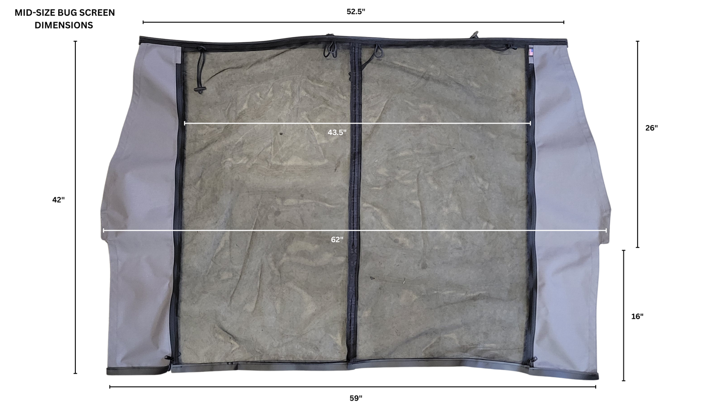 PopUp Topper Bug Screen Kits (Full & Mid-Size Vehicles)