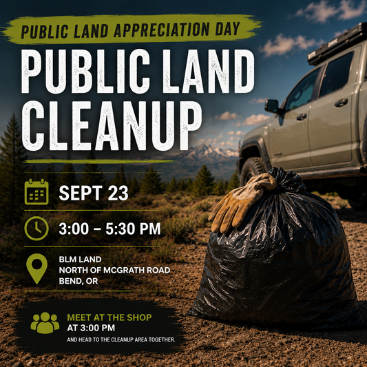 Public Land Clean-Up September 23, 2026